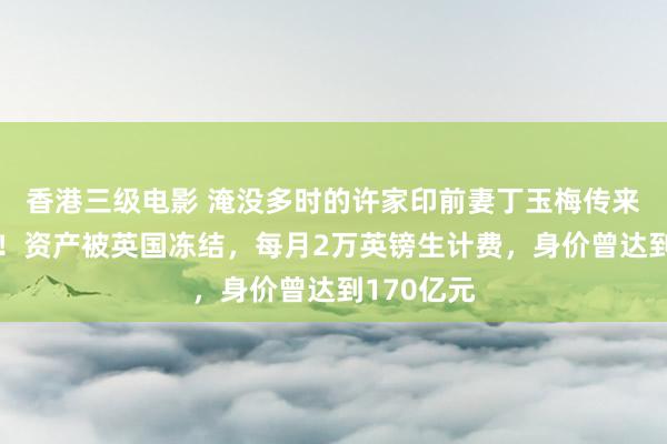 香港三级电影 淹没多时的许家印前妻丁玉梅传来最新音书！资产被英国冻结，每月2万英镑生计费，身价曾达到170亿元