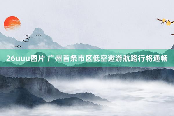 26uuu图片 广州首条市区低空遨游航路行将通畅