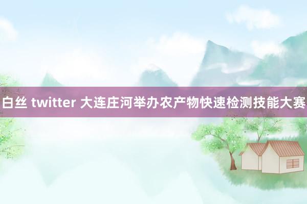 白丝 twitter 大连庄河举办农产物快速检测技能大赛