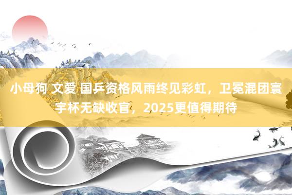 小母狗 文爱 国乒资格风雨终见彩虹，卫冕混团寰宇杯无缺收官，2025更值得期待